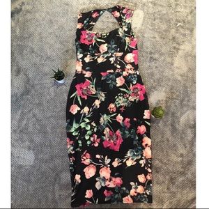 Boohoo night midi dress